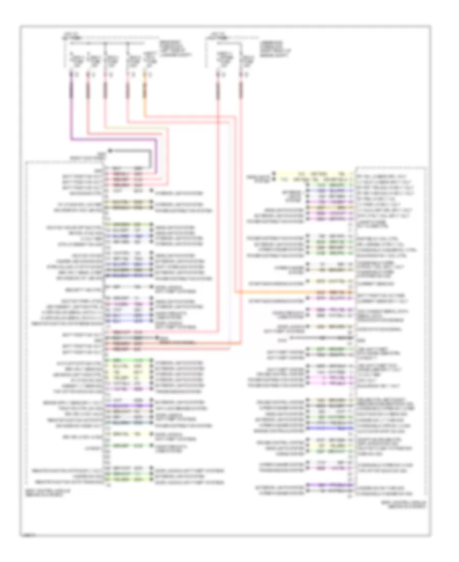 Body Control Modules Wiring Diagram 1 of 2 for Cadillac ATS 2013