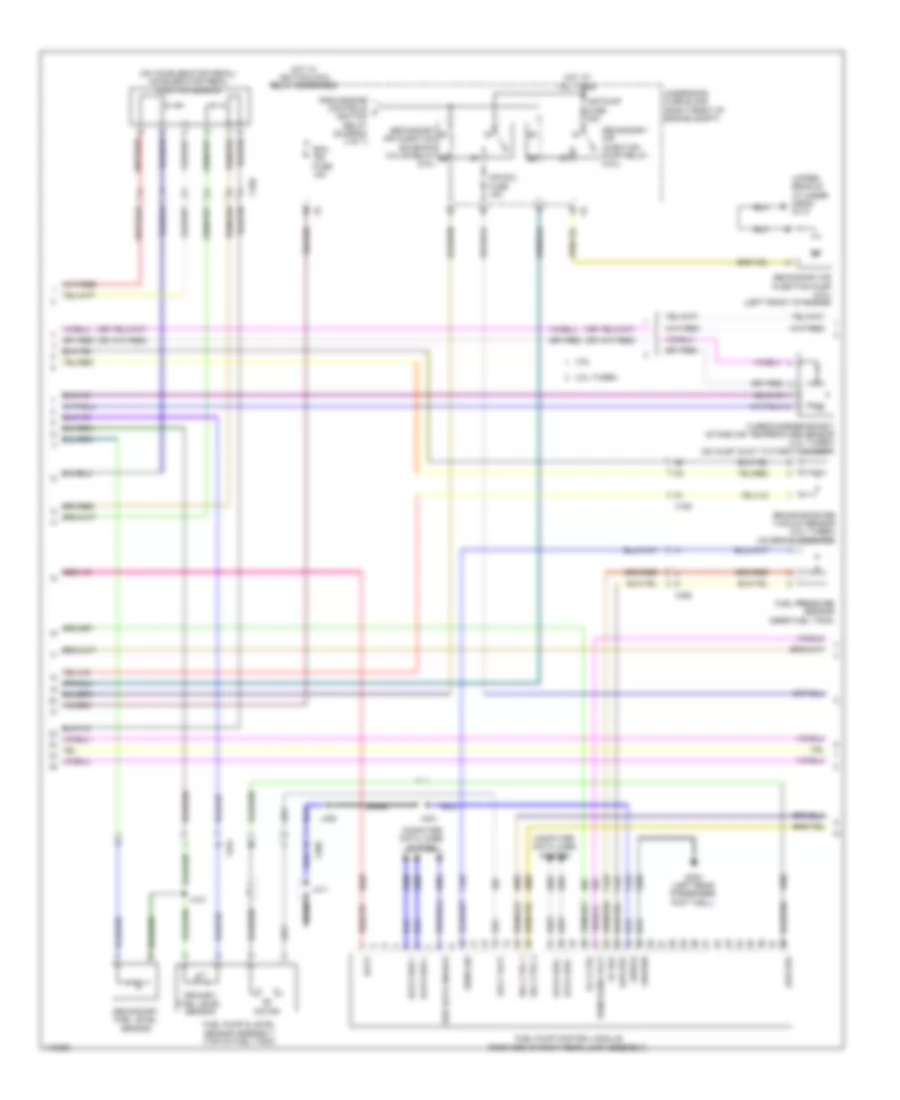 2.0L VIN X, Engine Performance Wiring Diagram (2 of 7) for Cadillac ATS 2013