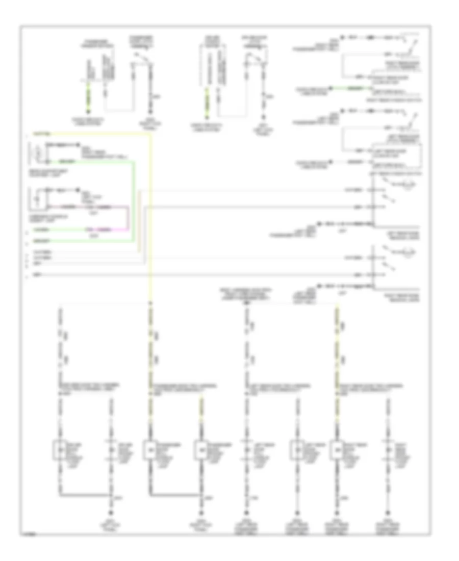 Courtesy Lamps Wiring Diagram 2 of 2 for Cadillac ATS 2013