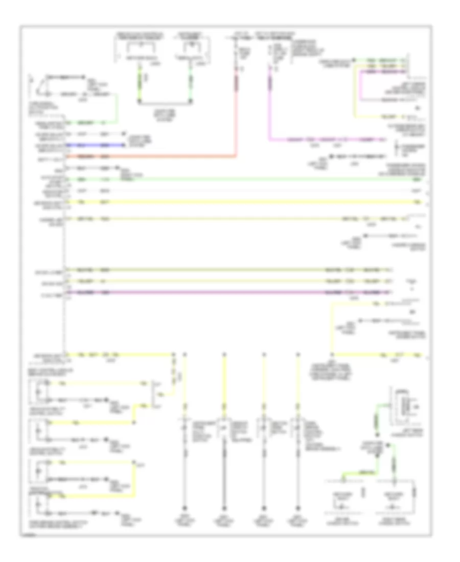 Instrument Illumination Wiring Diagram (1 of 2) for Cadillac ATS 2013