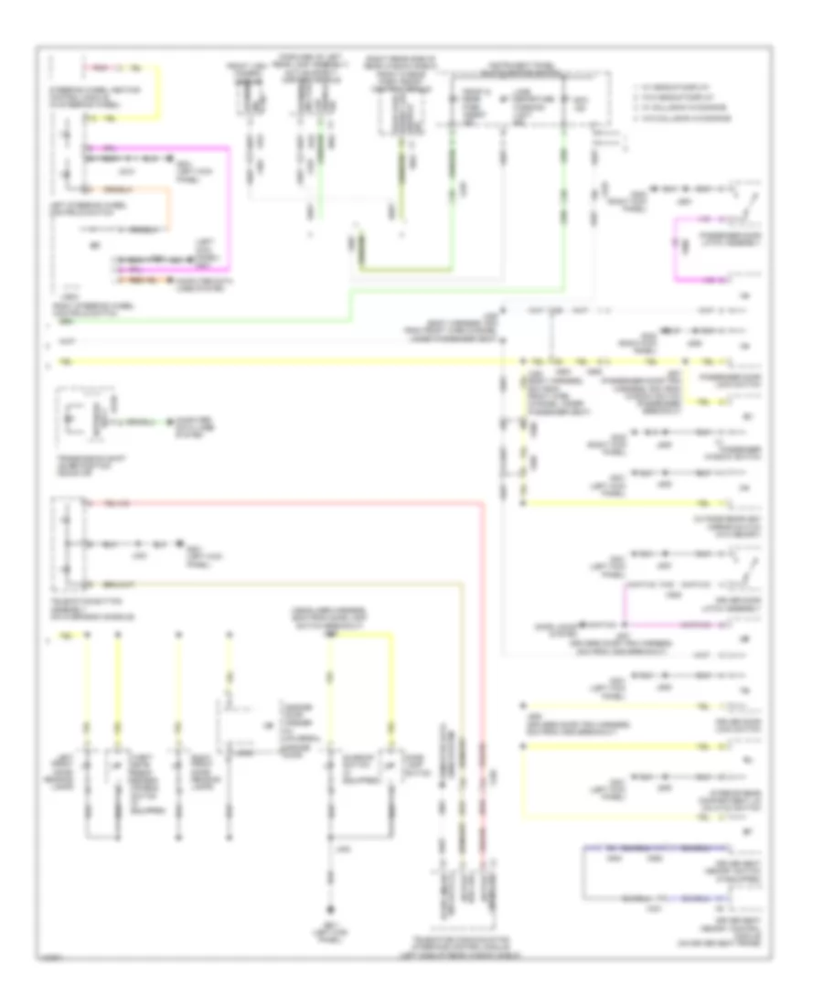 Instrument Illumination Wiring Diagram (2 of 2) for Cadillac ATS 2013