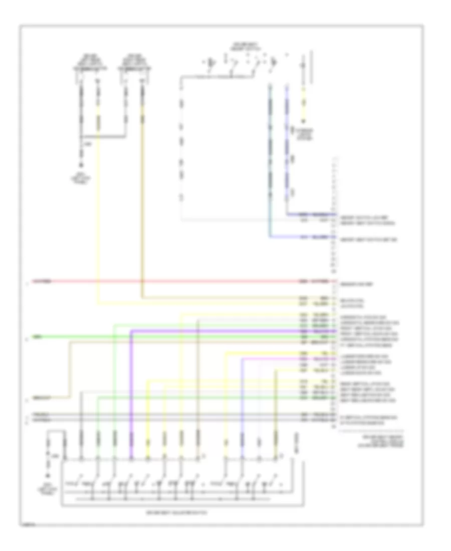 Driver s Memory Seat Wiring Diagram 2 of 2 for Cadillac ATS 2013