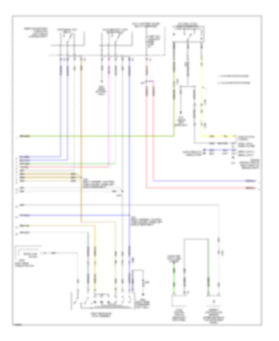 Power Door Locks Wiring Diagram, with Passive Keyless Entry (3 of 4) for Cadillac ATS 2013