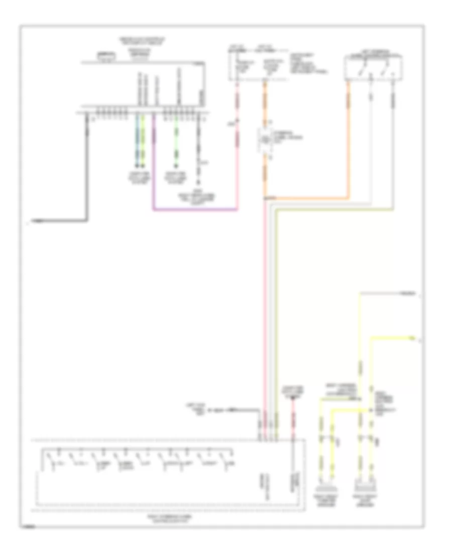 Radio Wiring Diagram without Touch Screen  Color Information Display 2 of 3 for Cadillac ATS 2013