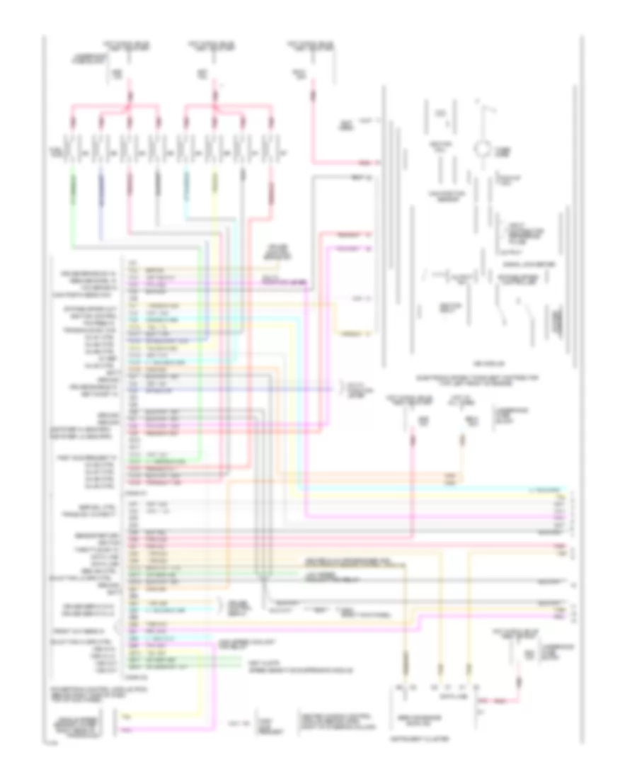 4.9L (VIN B), Engine Performance Wiring Diagrams (1 of 3) for Cadillac DeVille 1994