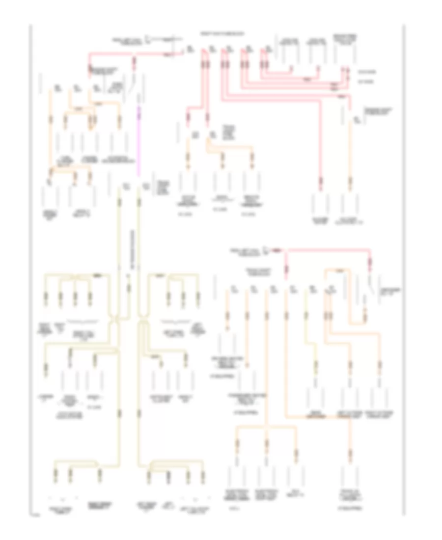 Power Distribution Wiring Diagram (2 of 4) for Cadillac DeVille 1994