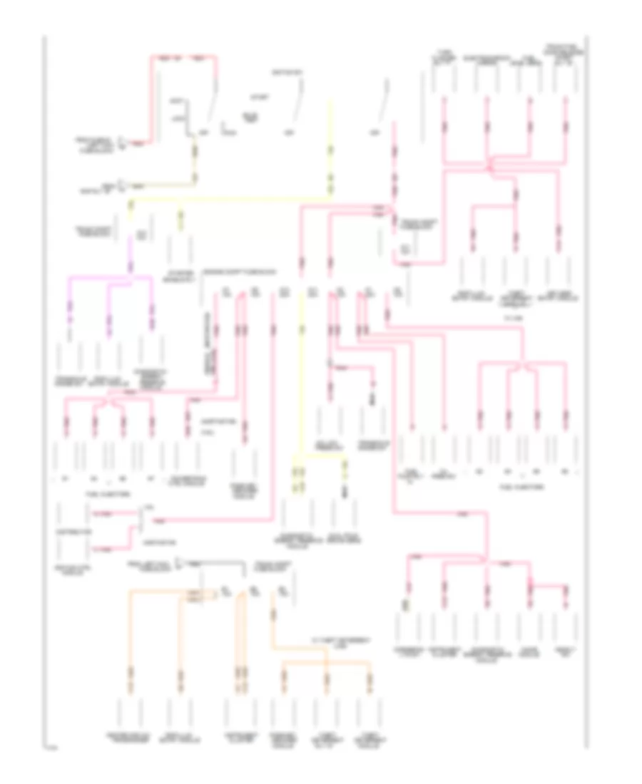Power Distribution Wiring Diagram (3 of 4) for Cadillac DeVille 1994
