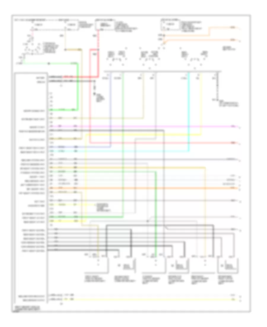 Memory Seat Wiring Diagram 1 of 2 for Cadillac DeVille 1994