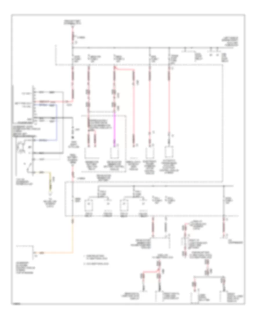 Power Distribution Wiring Diagram (7 of 8) for Cadillac Escalade Hybrid Platinum 2013