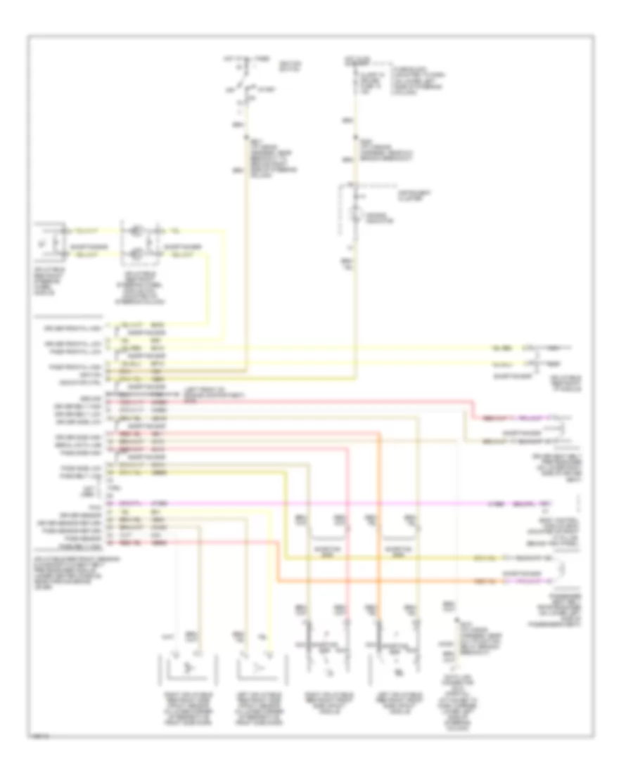 Supplemental Restraint Wiring Diagram for Cadillac Catera 2000