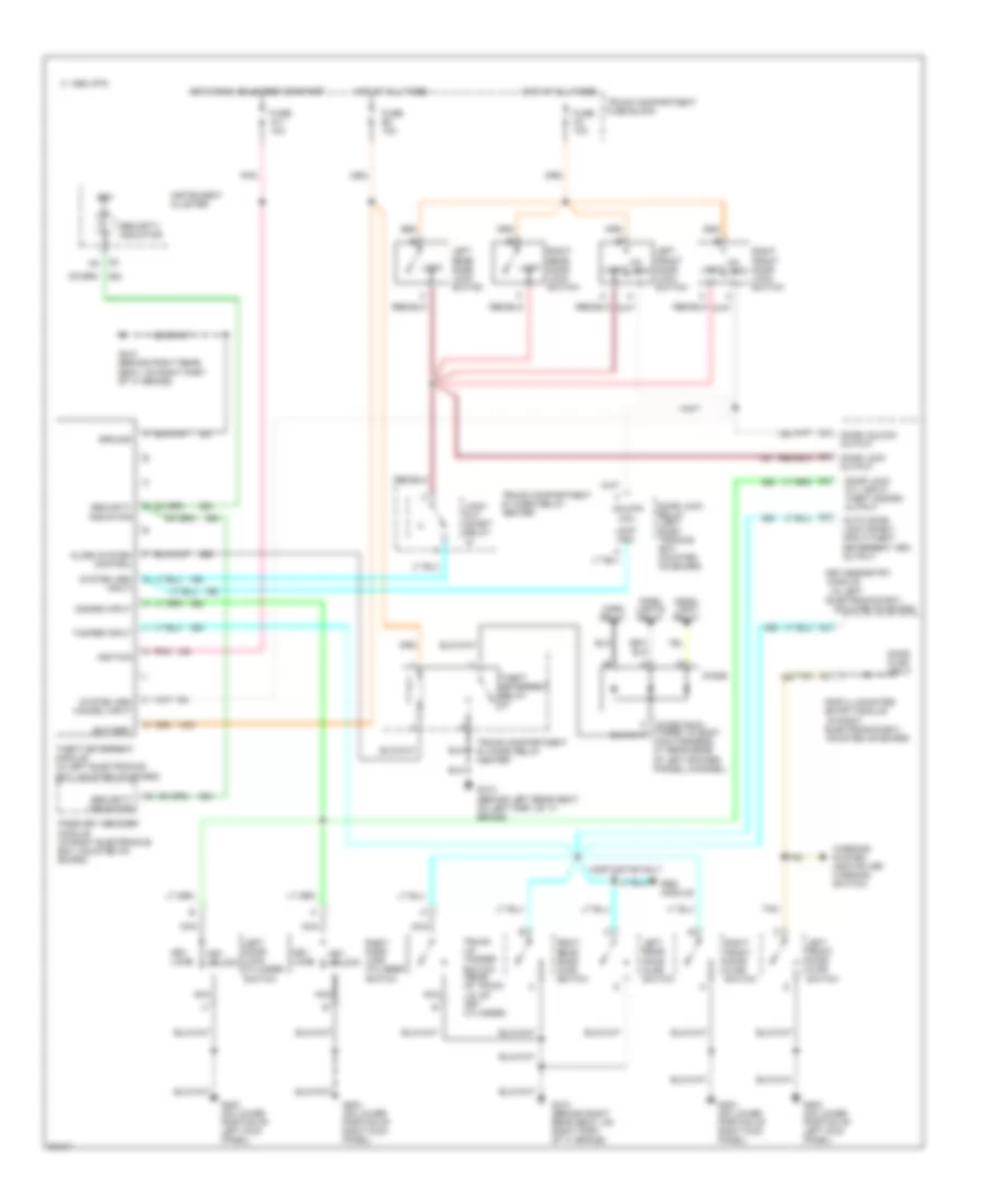 Anti theft Wiring Diagram for Cadillac DeVille Concours 1994