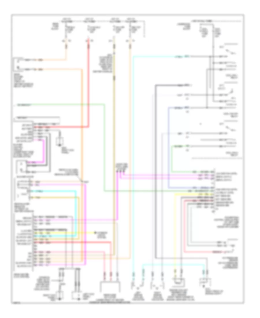 Automatic A C Wiring Diagram 2 of 2 for Cadillac DeVille 2000