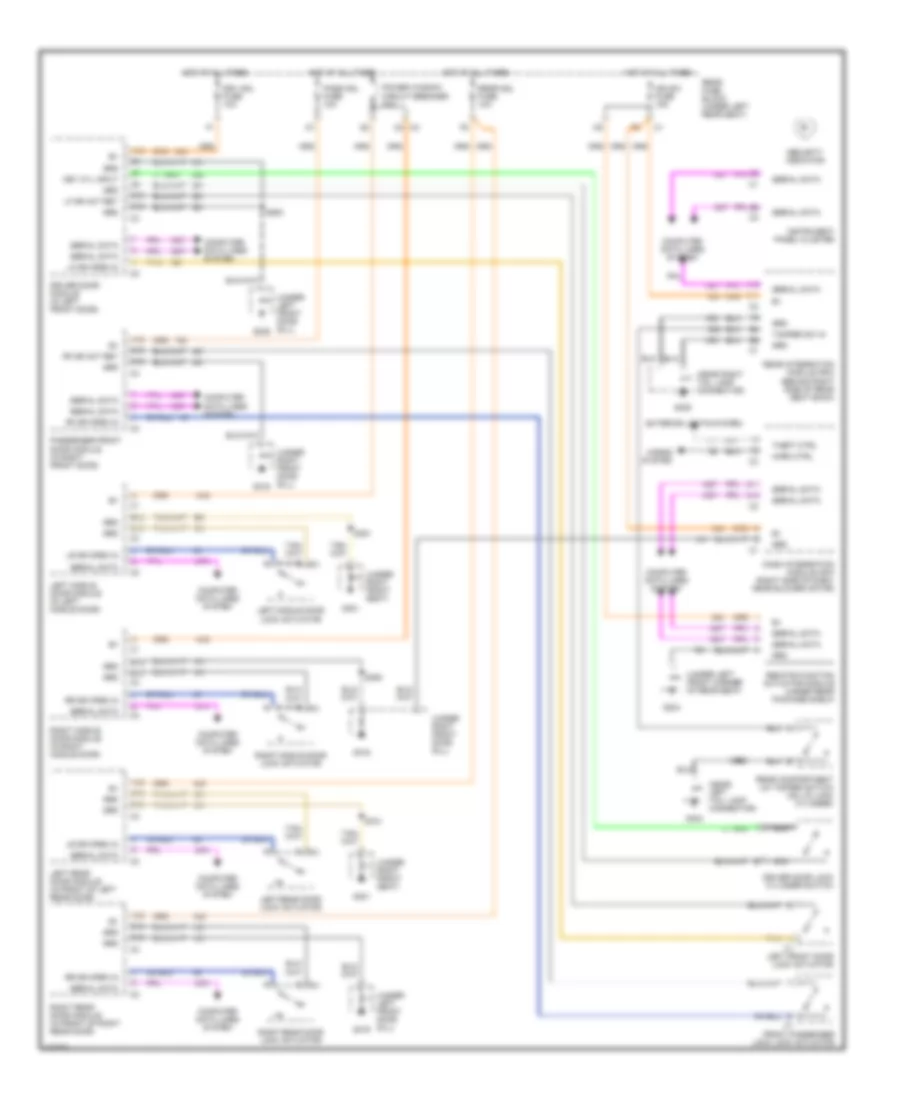 Forced Entry Wiring Diagram for Cadillac DeVille 2000