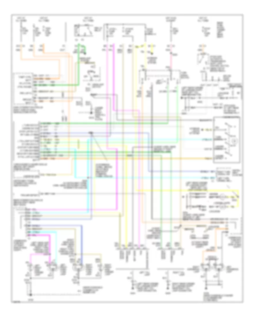 Exterior Lamps Wiring Diagram Hearse  Limousine for Cadillac DeVille 2000