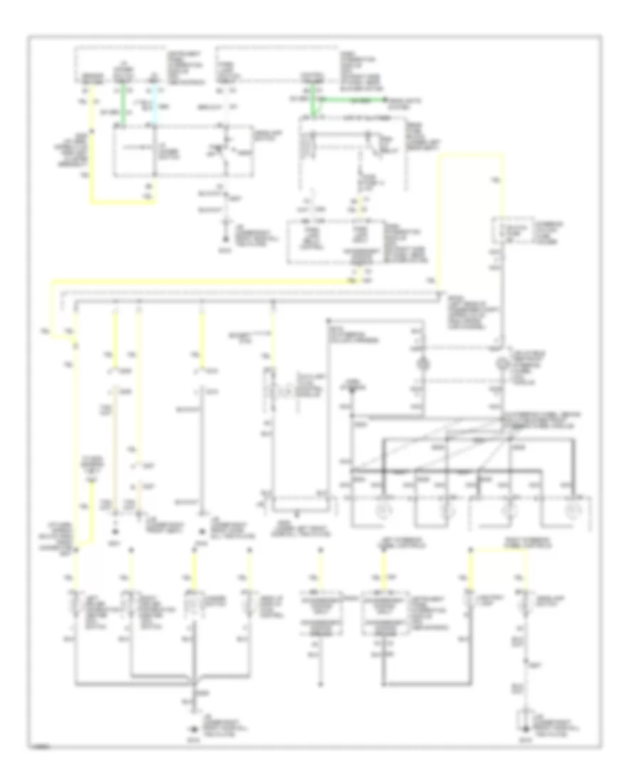 Instrument Illumination Wiring Diagram 1 of 3 for Cadillac DeVille 2000