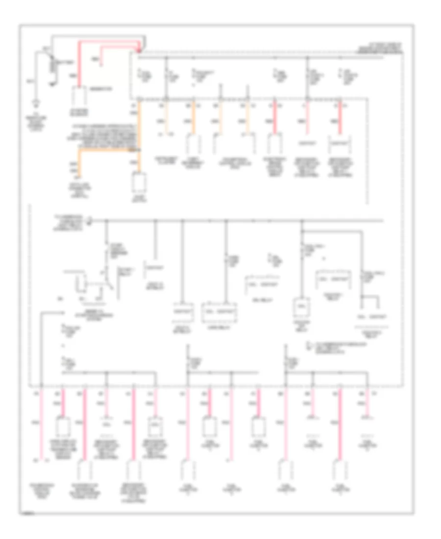 Power Distribution Wiring Diagram 1 of 8 for Cadillac DeVille 2000