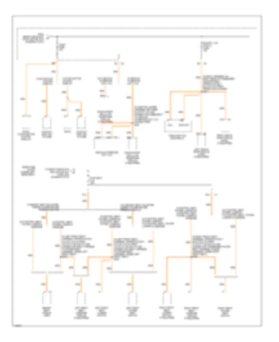 Power Distribution Wiring Diagram 4 of 8 for Cadillac DeVille 2000