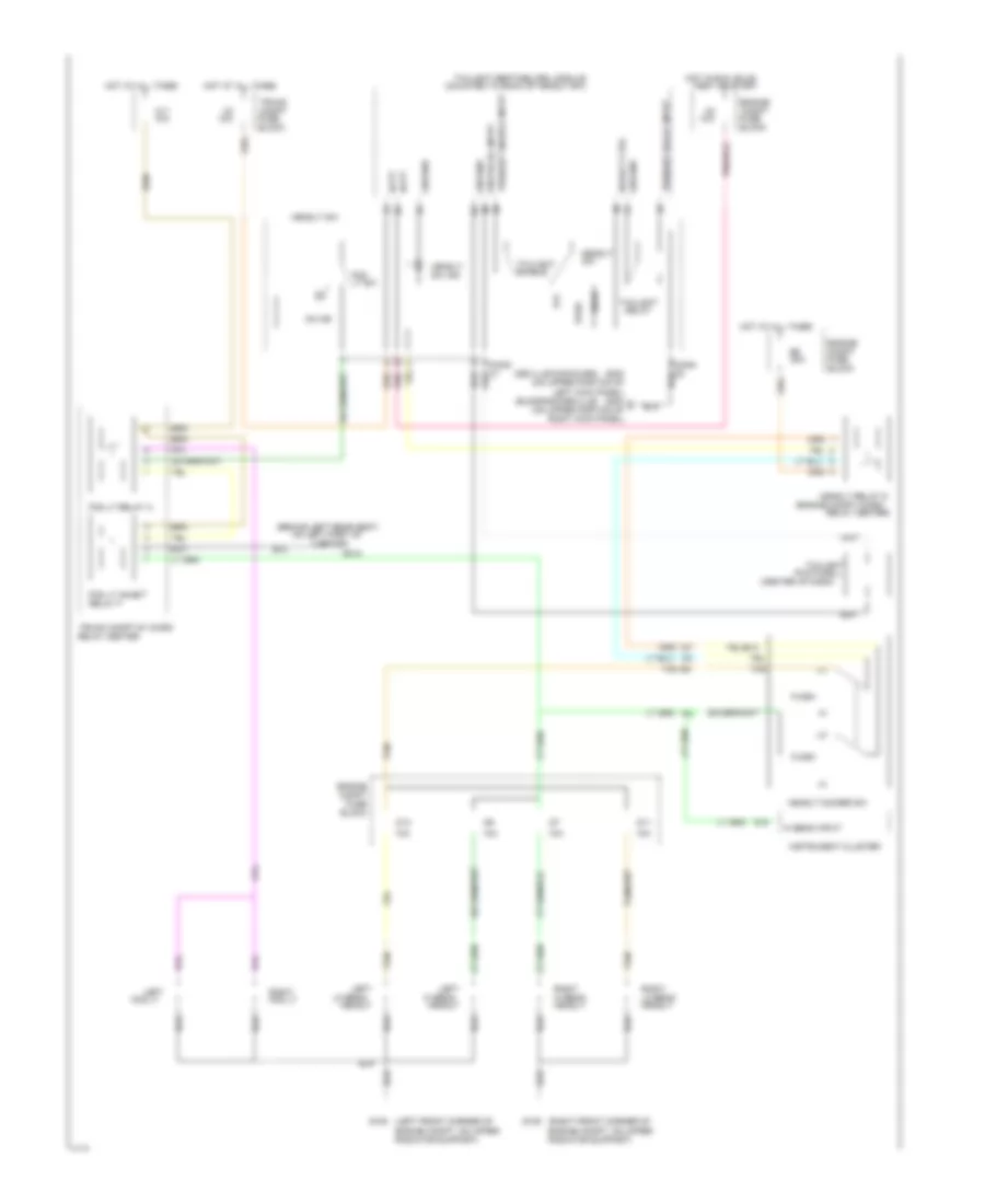 Headlight Wiring Diagram without DRL for Cadillac Eldorado 1994