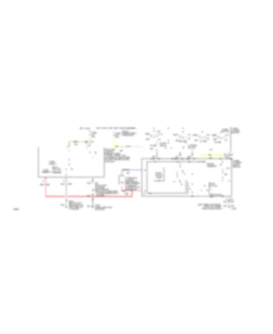 Wiper Washer Wiring Diagram for Cadillac Eldorado 1994