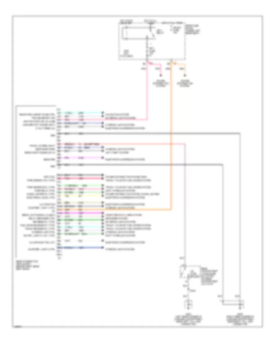 Rear Integration Module Wiring Diagram for Cadillac DeVille DHS 2000