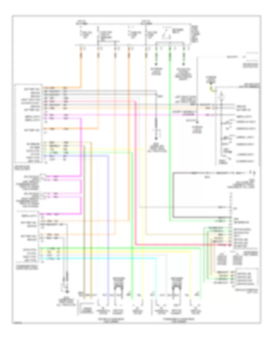 Power Mirror Wiring Diagram for Cadillac DeVille DHS 2000