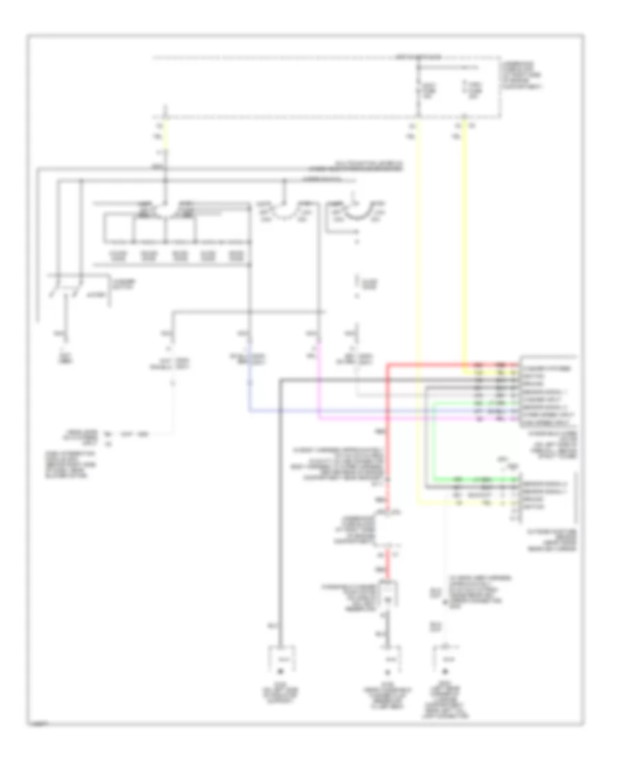 WiperWasher Wiring Diagram for Cadillac DeVille DHS 2000