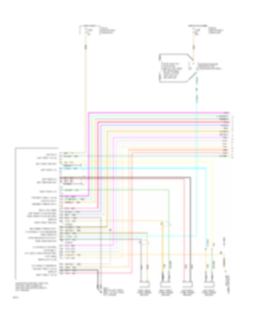 Anti lock Brake Wiring Diagrams 1 of 2 for Cadillac Eldorado Touring 1994