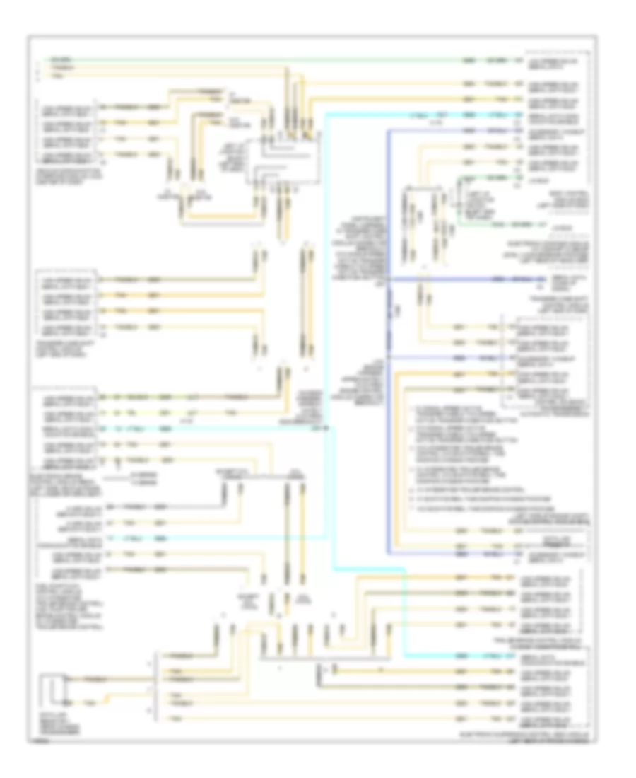 Computer Data Lines Wiring Diagram, Except Hybrid (2 of 2) for Cadillac Escalade Platinum 2013