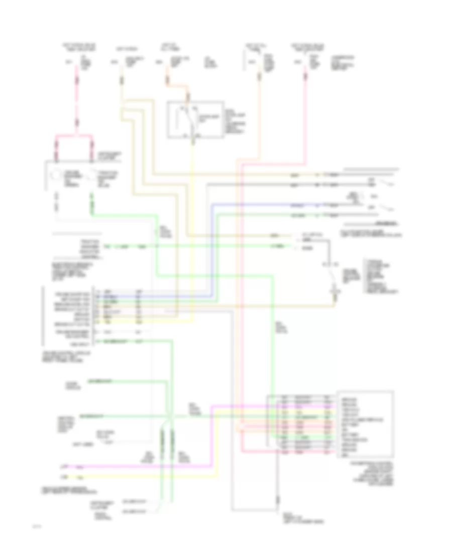 Cruise Control Wiring Diagram for Cadillac Fleetwood 1994