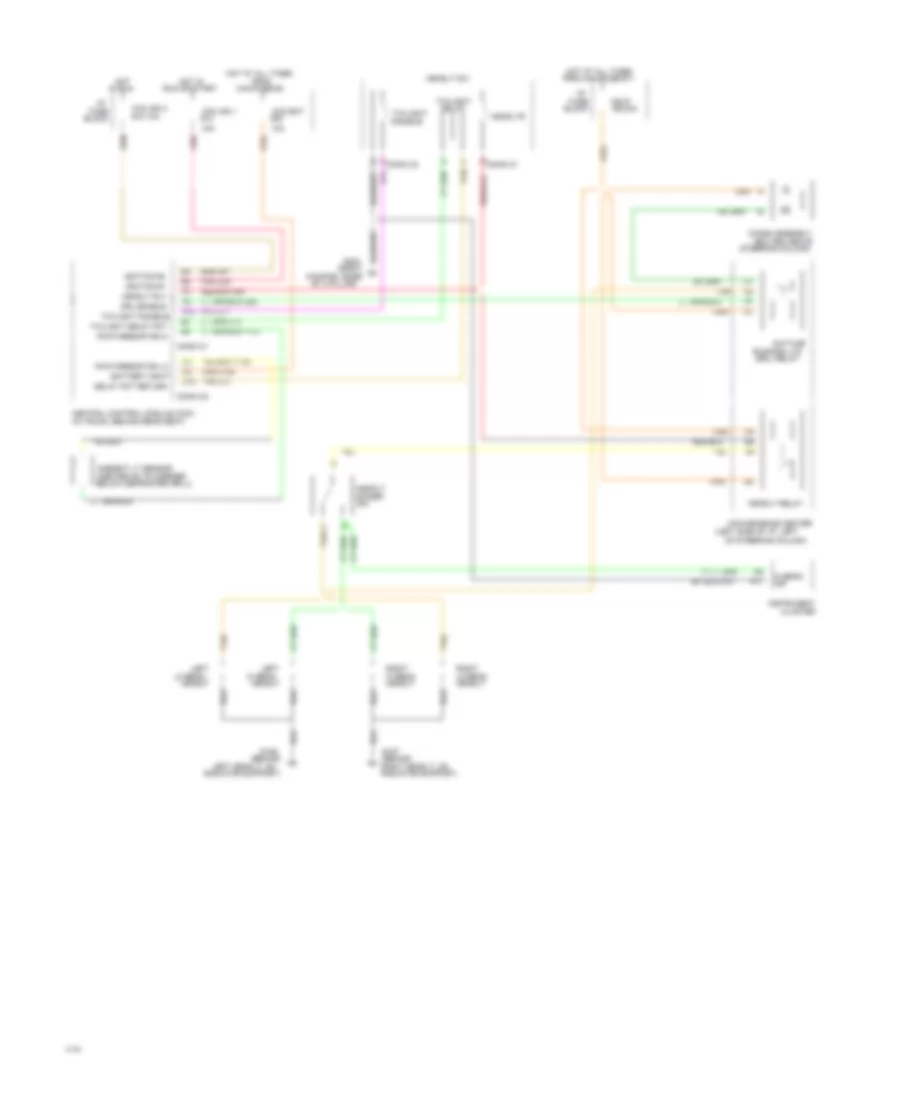 Headlight Wiring Diagram, without DRL for Cadillac Fleetwood 1994