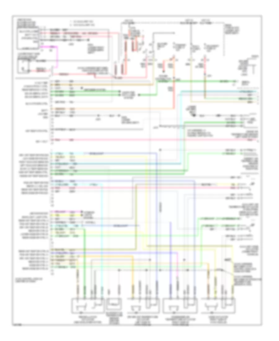 Automatic A C Wiring Diagram 1 of 2 for Cadillac DTS 2009