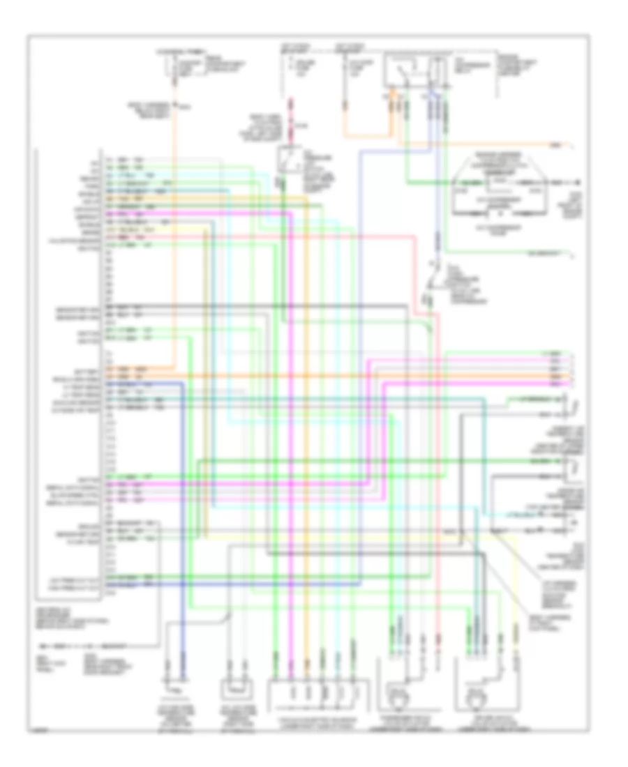 Automatic AC Wiring Diagram (1 of 2) for Cadillac Eldorado ESC 2000