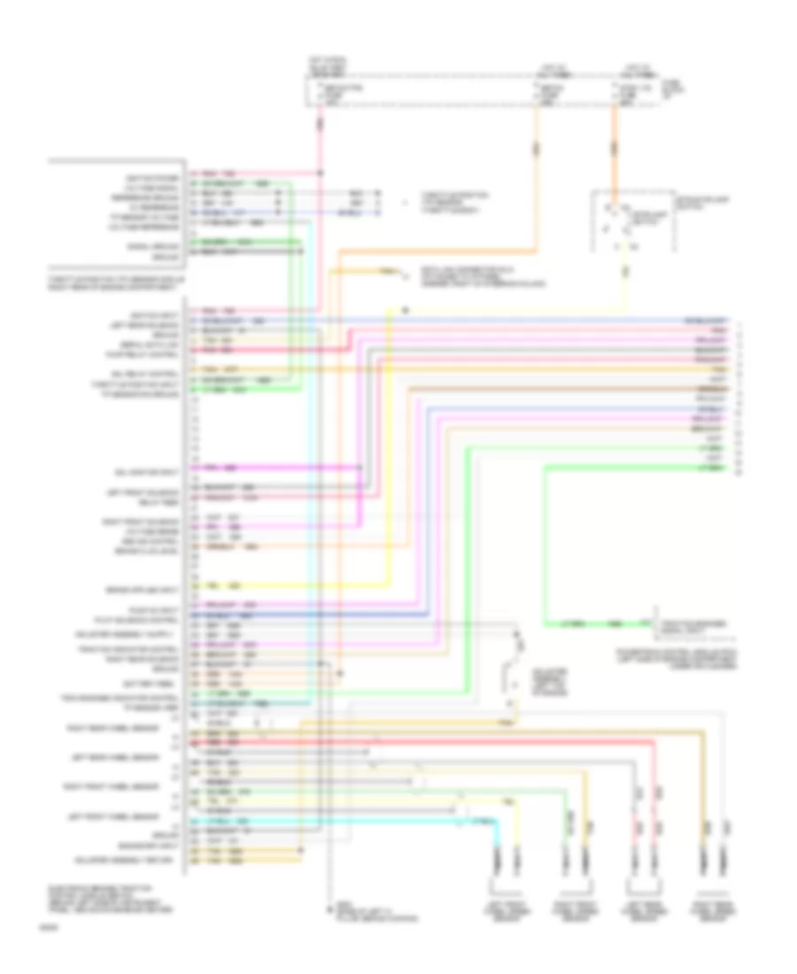 Anti lock Brake Wiring Diagrams 1 of 2 for Cadillac Fleetwood Brougham 1994