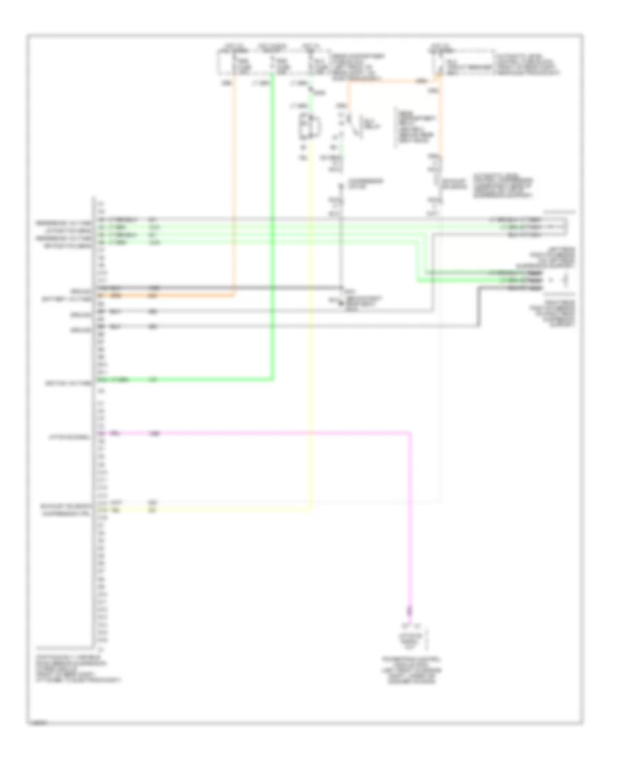Electronic Level Control Wiring Diagram, with Electronic Air Suspension for Cadillac Eldorado ETC 2000