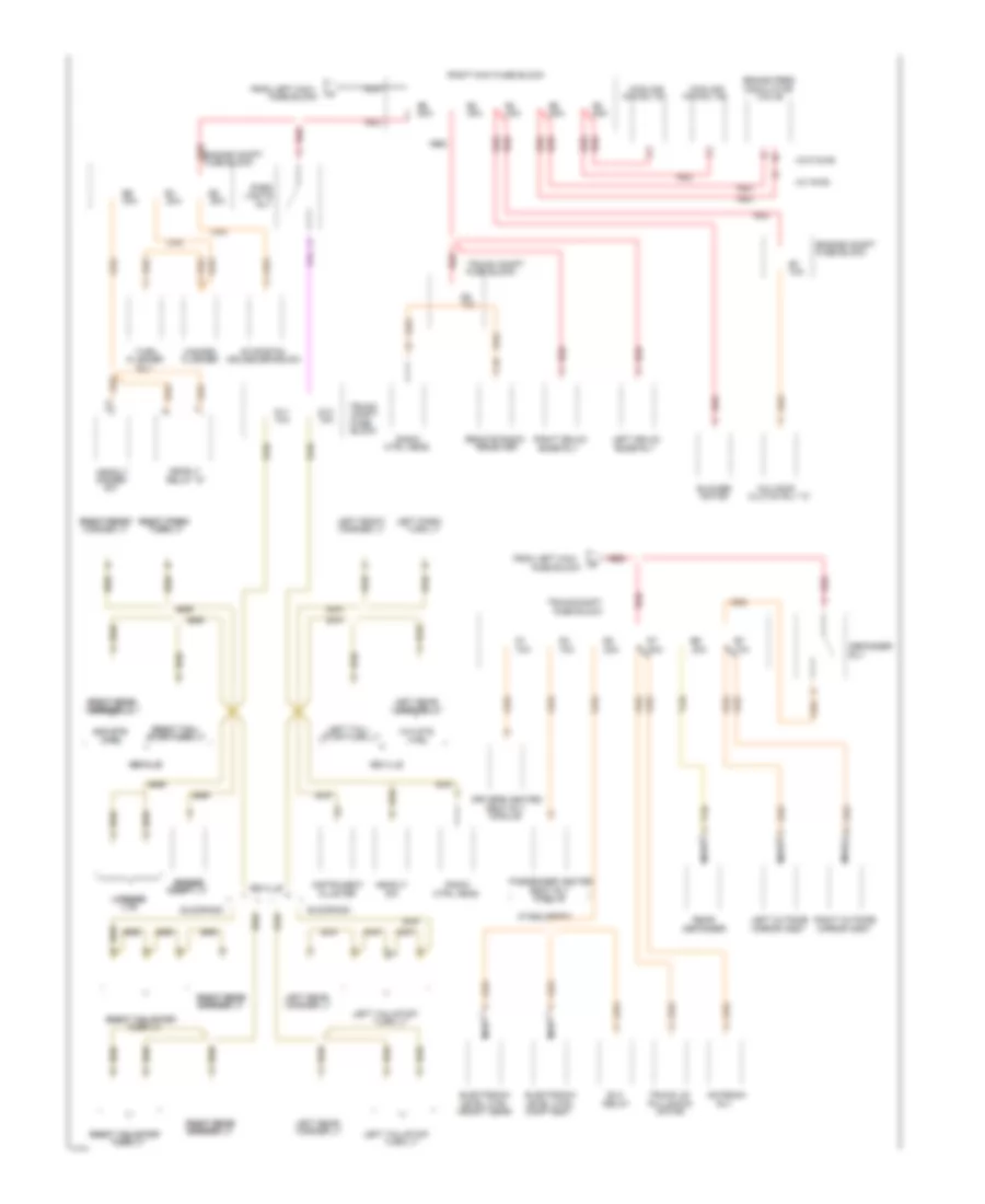 Power Distribution Wiring Diagram 2 of 4 for Cadillac Seville SLS 1994