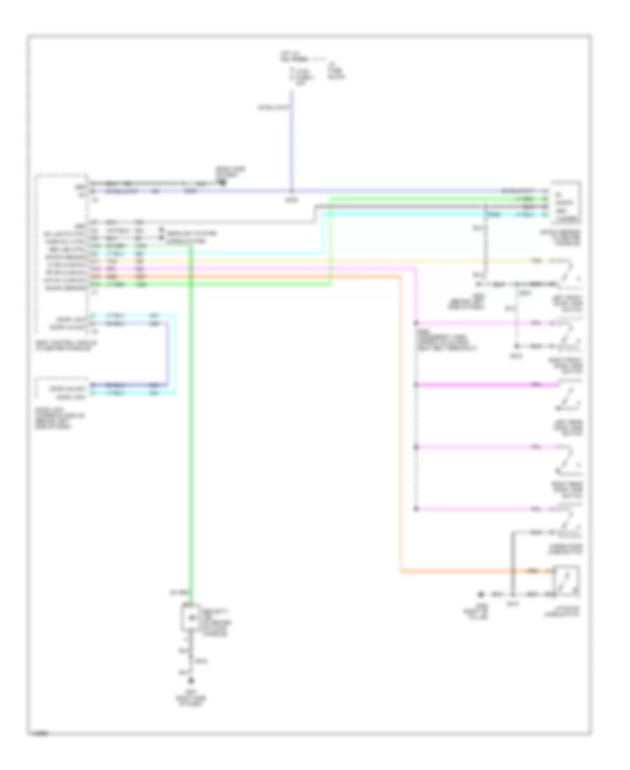 Forced Entry Wiring Diagram for Cadillac Escalade 2000