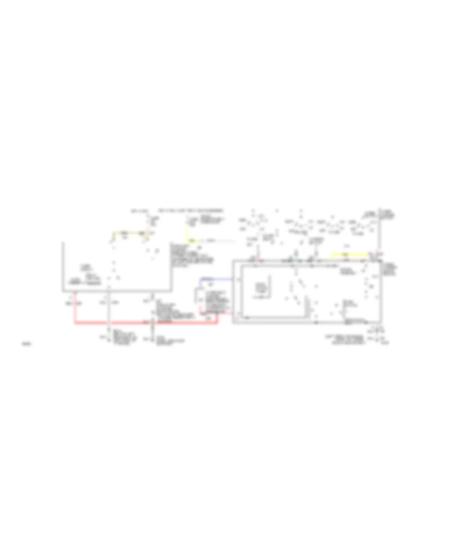 WiperWasher Wiring Diagram for Cadillac Seville STS 1994