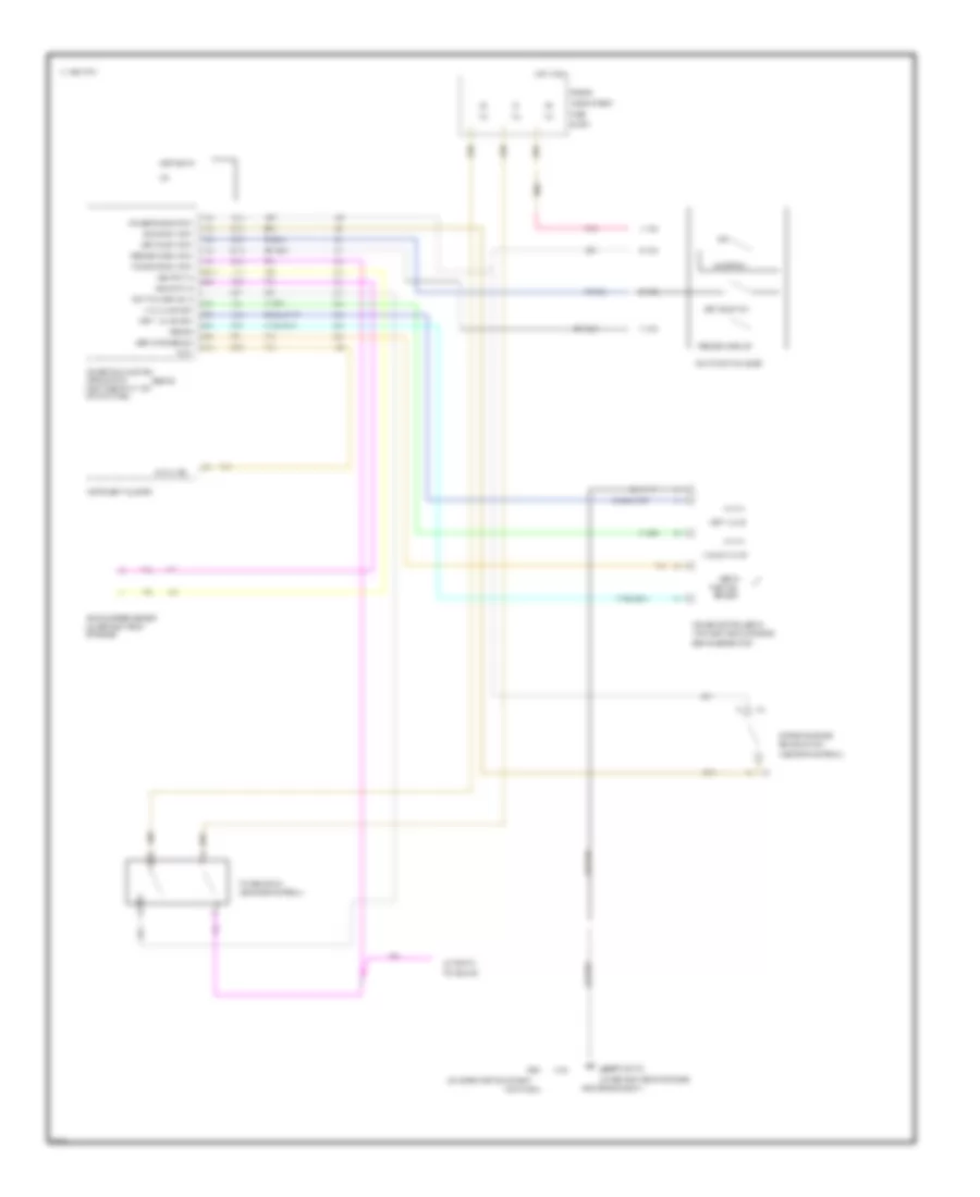 Cruise Control Wiring Diagram for Cadillac DeVille 1995
