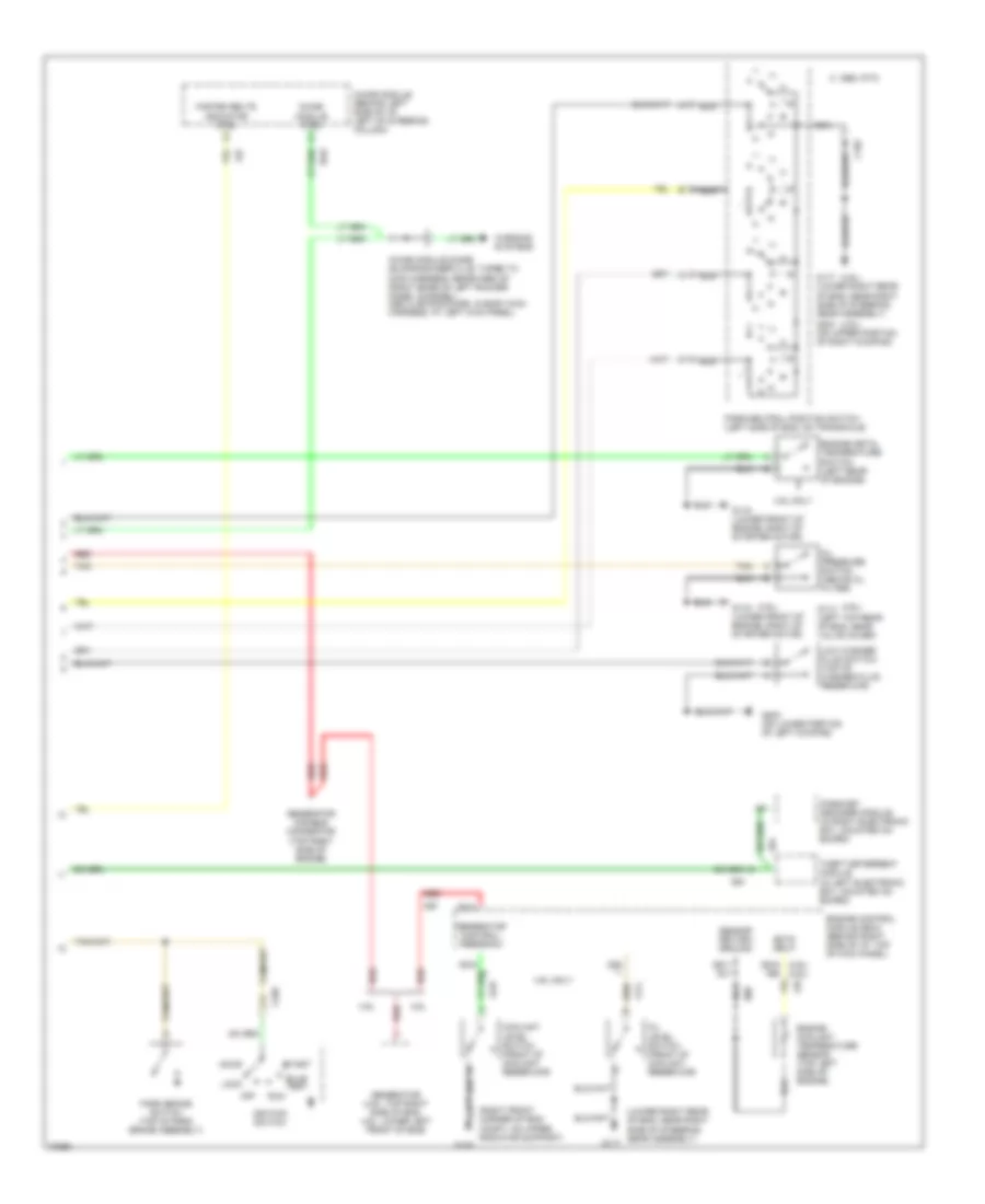 Instrument Cluster Wiring Diagram 2 of 2 for Cadillac DeVille 1995