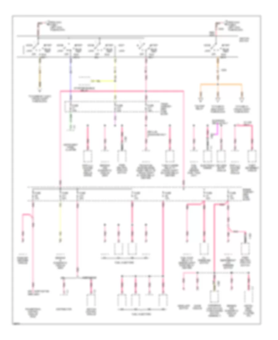 Power Distribution Wiring Diagram 4 of 5 for Cadillac DeVille 1995