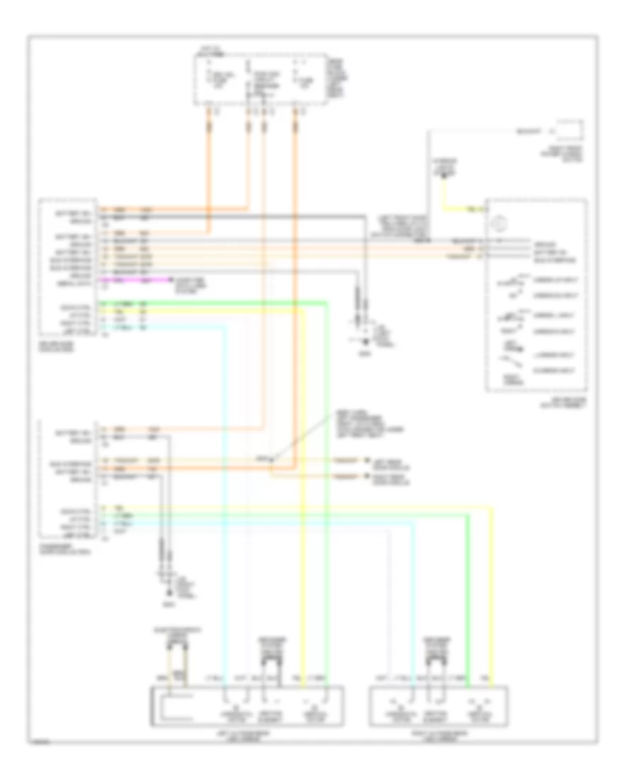 Power Mirror Wiring Diagram for Cadillac Seville STS 2000