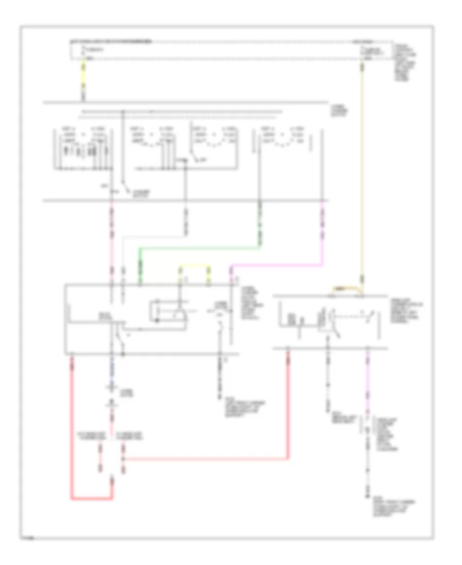 WiperWasher Wiring Diagram for Cadillac DeVille Concours 1995