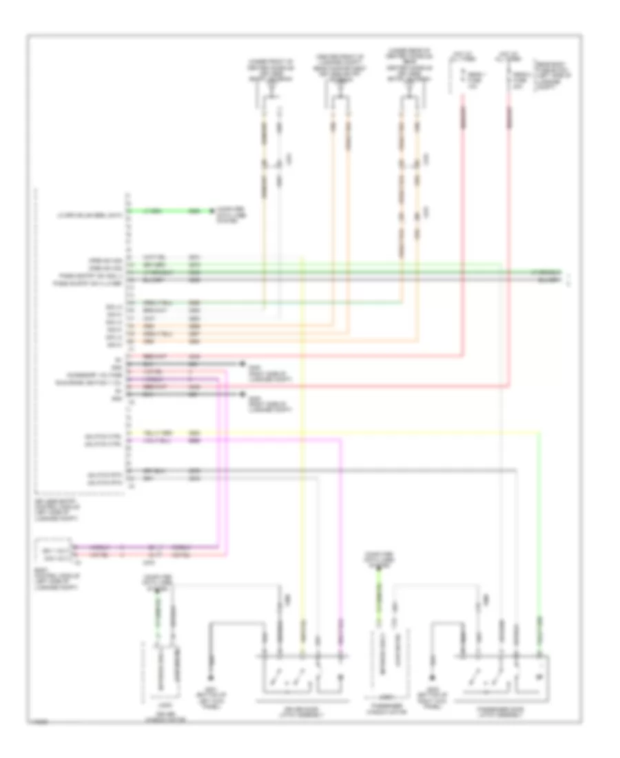 Forced Entry Wiring Diagram with Passive Keyless Entry 1 of 4 for Cadillac EDiscovery 2014