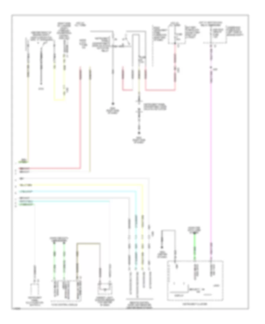 Forced Entry Wiring Diagram without Passive Keyless Entry 2 of 2 for Cadillac EDiscovery 2014