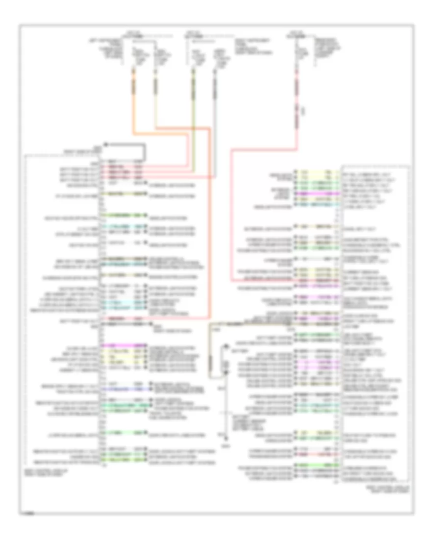 Body Control Modules Wiring Diagram 1 of 2 for Cadillac EDiscovery 2014
