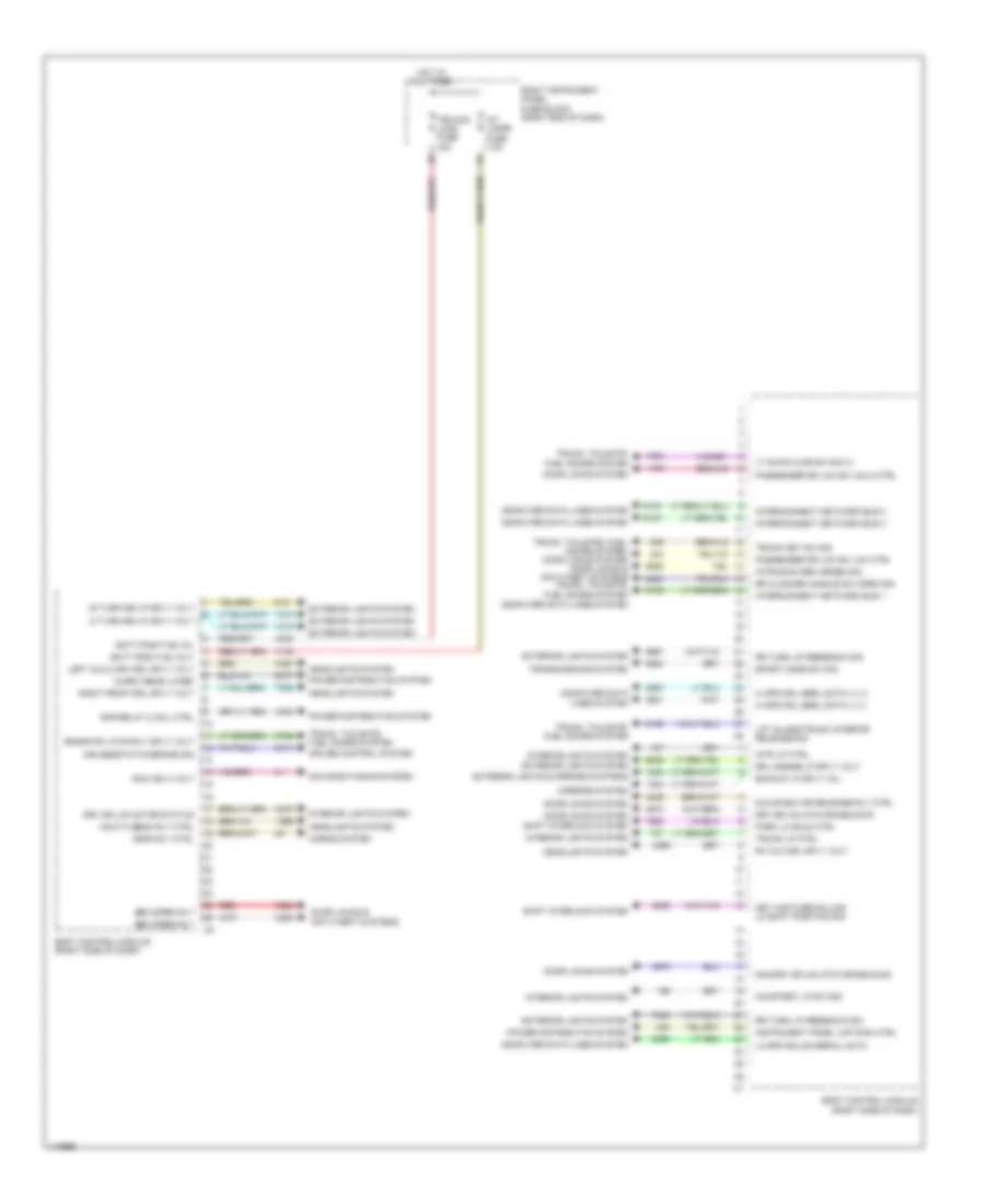 Body Control Modules Wiring Diagram 2 of 2 for Cadillac EDiscovery 2014