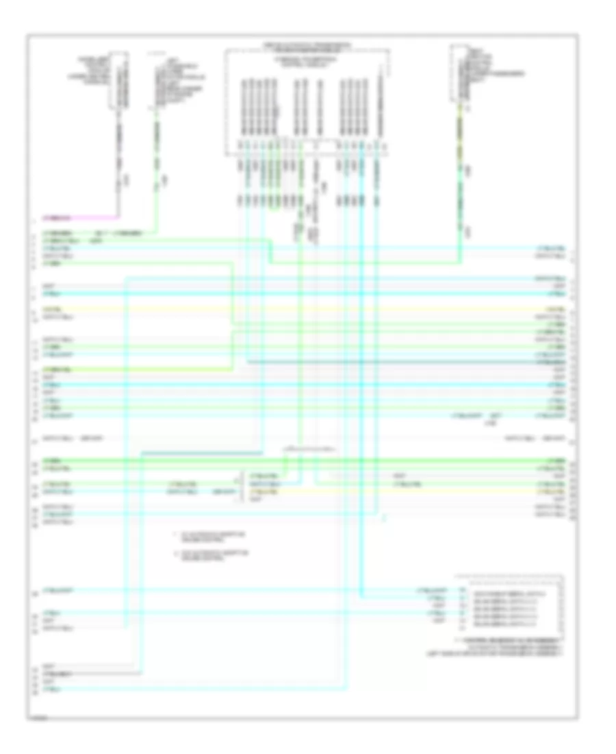 Computer Data Lines Wiring Diagram 2 of 6 for Cadillac EDiscovery 2014