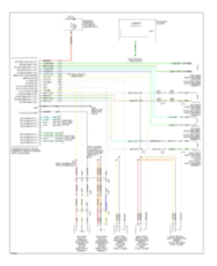 Electronic Suspension Wiring Diagram for Cadillac EDiscovery 2014