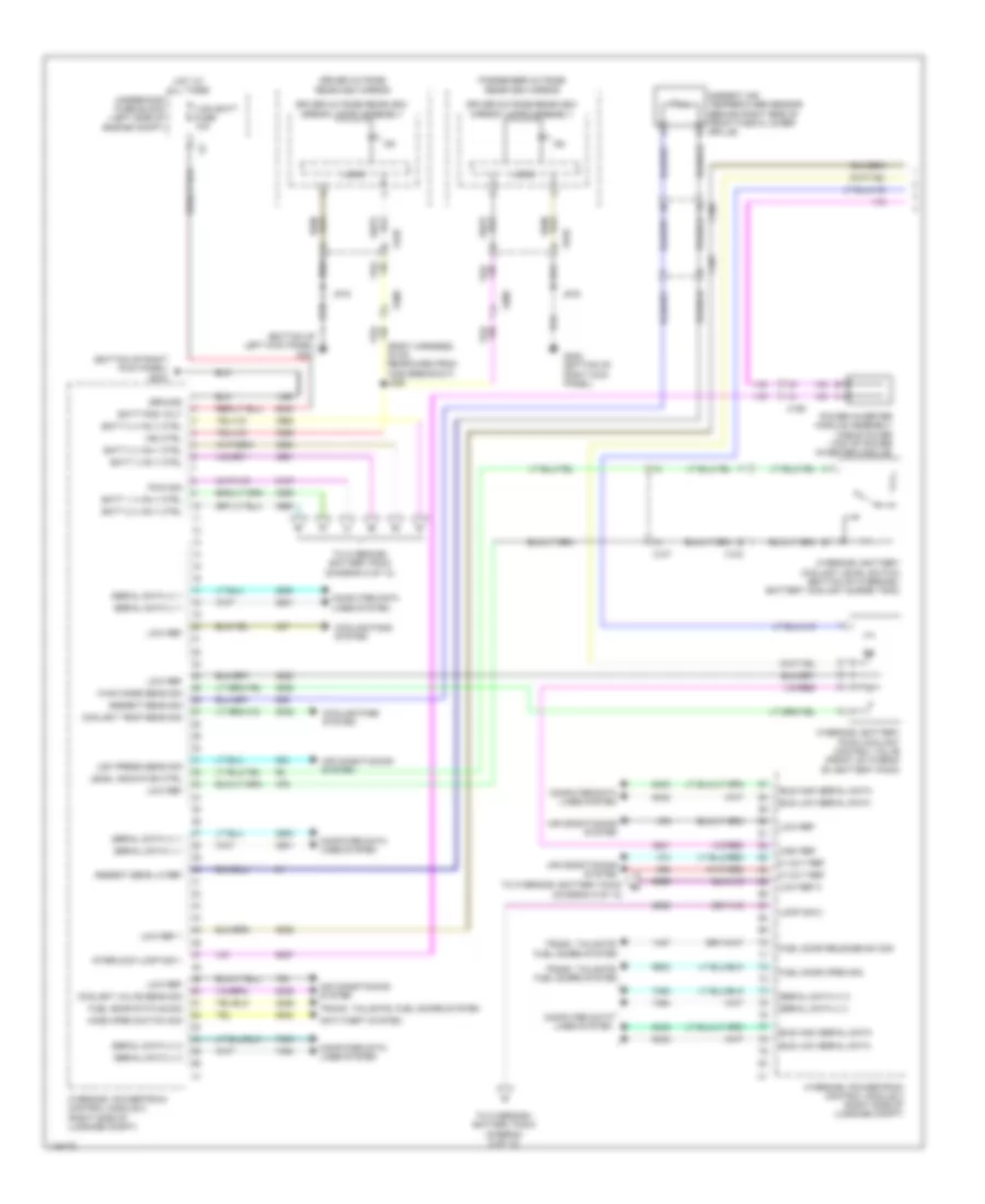1.4L, Hybrid System Wiring Diagram (3 of 13) for Cadillac ELR 2014
