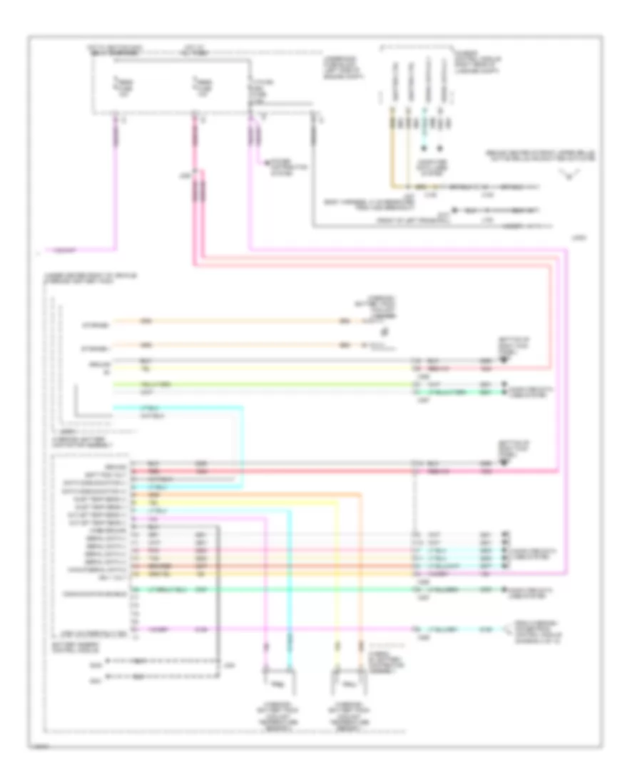 1.4L, Hybrid System Wiring Diagram (6 of 13) for Cadillac ELR 2014
